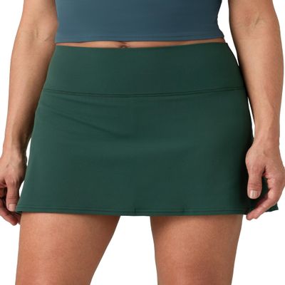 Colorfulkoala Dreamlux Skirts for Women High Rise Athletic Golf Tennis Skorts Built-in Shorts with Pockets(XL, Pine Grove)