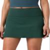 Colorfulkoala Dreamlux Skirts for Women High Rise Athletic Golf Tennis Skorts Built-in Shorts with Pockets(XL, Pine Grove) view 1