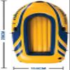 CukUJH Heavy Duty Inflatable, Safe and Reliable Fishing Boat - Inflatable Rowing Boat with Paddle and Pump, 200kg Weight Capacity view 2