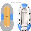 CukUJH Adult Inflatable Boat, 3-4 Person Rubber Dinghy, Inflatable Bamboo Raft Fishing Boat Set with Paddle and High Output Air Pump(Size:280 * 150 * 40cm) view 4