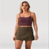 Colorfulkoala Dreamlux Skirts for Women High Rise Athletic Golf Tennis Skorts Built-in Shorts with Pockets(S, Cocoa) view 3