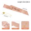 JasperKino 3th Birthday Sash and Tiara Set Rose Gold Sash Crown Birthday Party Favors Supplies for Party view 3