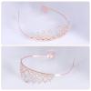 JasperKino 3th Birthday Sash and Tiara Set Rose Gold Sash Crown Birthday Party Favors Supplies for Party view 4