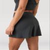 Colorfulkoala Dreamlux Skirts for Women High Rise Athletic Golf Tennis Skorts Built-in Shorts with Pockets(M, Dark Carbon) view 4