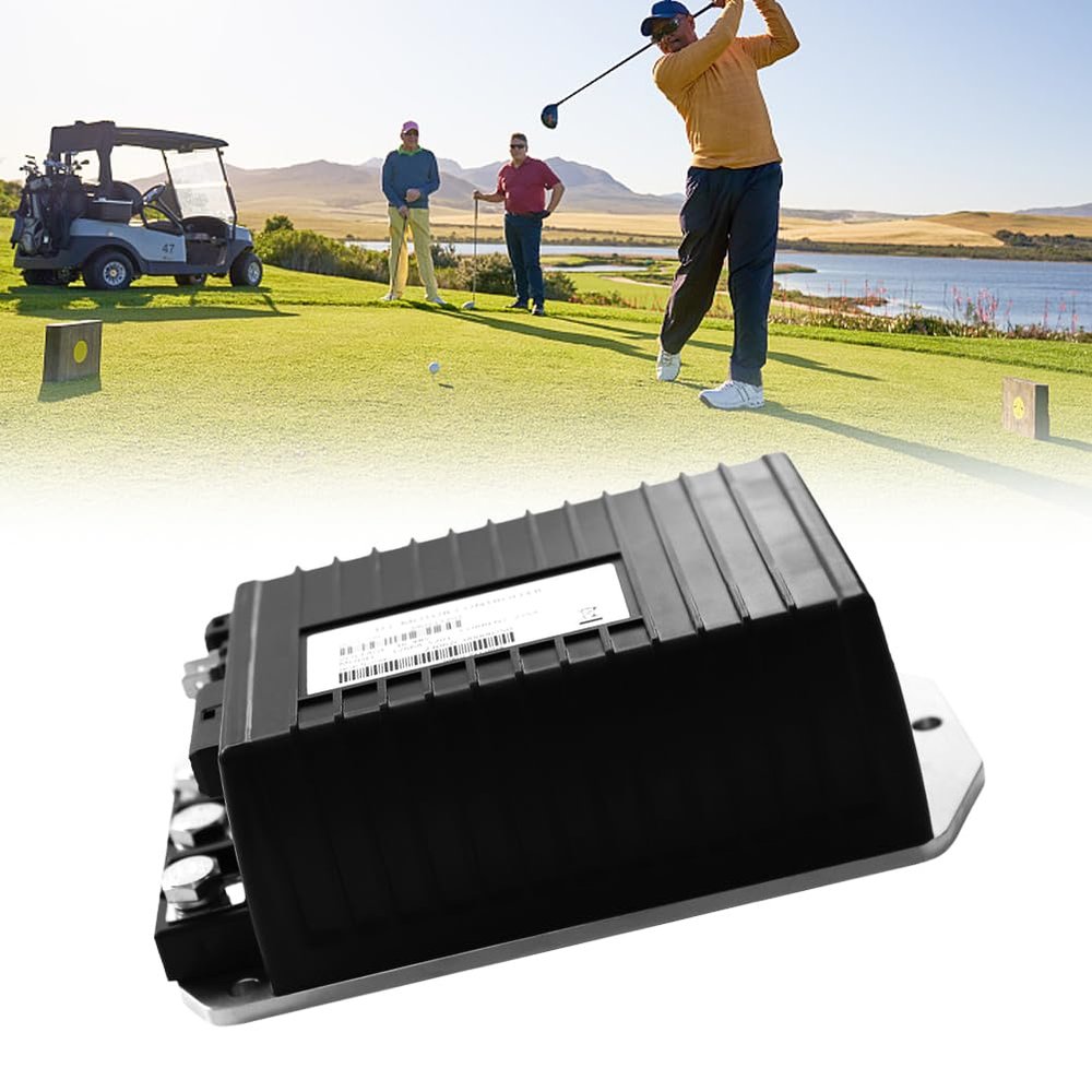 1510AS-5350 Golf Cart Controller, 48V 350A Club Car Motor Controller, Compatible with Club Car DS & Precedent, Carryall 1 (2009-2014), Replaces Curtis, IQ System, MCOR 5K-0 Throttle Type, 103403401