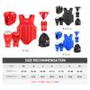 WESING Sanda Gears Set 6pcs for Men Women (Black, XXL) view 2