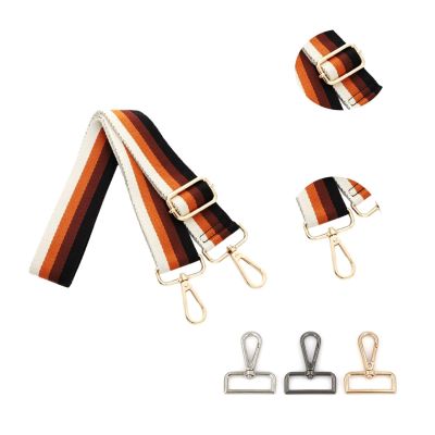 GRFIT Bag Straps Adjustable Length Bag Strap Colourful Bag Strap Crossbody Bag Women's Handbag Crossbody Bag Accessories Shoulder Strap Adjustable Bag Straps(Color:E32-A3,Size:Light Gold Buckle)
