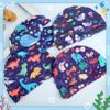 IJRPLM 4 Pcs Kids Swim Caps, Toddler Swimming Hat, Unisex Child's Bathing Cap, Fabric Swimming Caps for Kids, Pool Cap for Boys Girls Long Short Hair, One Size(4 Cute Patterns) view 4