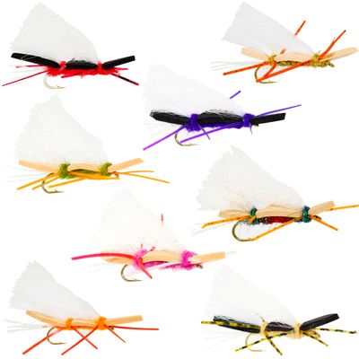 16 Chubby Chernobyl Ant Fly Fishing Flies Kit Fly Assortment Trout Bass Pike Baitfish Fishing Dry / Wet Flies, Nymphs, Streamers, Popper
