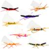 16 Chubby Chernobyl Ant Fly Fishing Flies Kit Fly Assortment Trout Bass Pike Baitfish Fishing Dry / Wet Flies, Nymphs, Streamers, Popper view 1