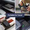 Grimtron Portable Pistol Safes  Electronic Lock Box & Key Access, Silent Mode, Compact Car Gun Safe for Handgun, Small Single Safe for Travel, Office, Dorm Use view 4