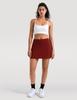 Colorfulkoala Dreamlux Skirts for Women High Rise Athletic Golf Tennis Skorts Built-in Shorts with Pockets(XXL, Merlot) view 3
