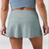 Colorfulkoala Dreamlux Skirts for Women High Rise Athletic Golf Tennis Skorts Built-in Shorts with Pockets(XL, Faded Denim) view 4