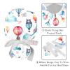 2 Packed Cartoon Airplane Balloon Sky cat Scrub caps Women Men's Scrub Cap Surgical caps for Home view 4