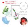 2 Packed Strawberry Fruit Watercolor Scrub caps Women Scrub caps Women Satin Lined Surgeon caps for Kitchen view 3