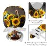 2 Packed Sunflower Leaves Basket Scrub caps Women Scrub Cap Men Surgical caps for Beauty Salon view 4