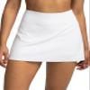 Colorfulkoala Dreamlux Skirts for Women High Rise Athletic Golf Tennis Skorts Built-in Shorts with Pockets(M, White) view 1