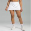Colorfulkoala Dreamlux Skirts for Women High Rise Athletic Golf Tennis Skorts Built-in Shorts with Pockets(M, White) view 2