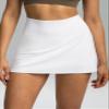 Colorfulkoala Dreamlux Skirts for Women High Rise Athletic Golf Tennis Skorts Built-in Shorts with Pockets(M, White) view 4