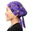 Scrub Caps for Women & Men - Tie Back & Ponytail Hat - Washable & Breathable Material - Surgical Cap for Nurse, Doctor, Vet (US, Alpha, One Size, Tie Back, 15 Hearts) view 1