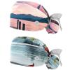2 Packed Lake Jetty Sunset Scrub caps Women Scrub Cap Surgical Scrub Cap for Nurse view 1