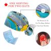 2 Packed Bernese Mountain Dog Scrub caps Women Chef hat Nursing Hats for Women for The Surgeon view 3