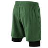 Maiyifu-GJ Workout Athletic Shorts for Men Lightweight Bodybuilding Training Shorts Casual Running Short Pants with Pockets (Army Green,Large) view 3