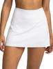 Colorfulkoala Dreamlux Skirts for Women High Rise Athletic Golf Tennis Skorts Built-in Shorts with Pockets(L, White) view 1