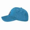 Lesbian Pride Flag LGBT Gifts Cowboy Hat Men Vintage Baseball Cap Women Trucker Hat Dad Hat Adjustable Sun Hat Blue view 3