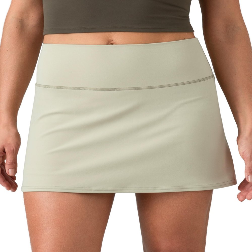 Colorfulkoala Dreamlux Skirts for Women High Rise Athletic Golf Tennis Skorts Built-in Shorts with Pockets(S, Vanilla)
