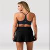Colorfulkoala Dreamlux Skirts for Women High Rise Athletic Golf Tennis Skorts Built-in Shorts with Pockets(XS, Black) view 3