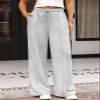 AUTOMET Womens Wide Leg Sweatpants Baggy Lounge Travel Cargo Pants Fall Fashion Outfits 2025 Winter Clothes Joggers Gray S view 2