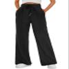 AUTOMET Womens Wide Leg Sweatpants Baggy Lounge Travel Cargo Pants Fall Fashion Outfits 2025 Winter Clothes Joggers Black M view 1