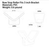 COLOFULWAY 3" Boat Trailer Y Bow Stop, V Bow Stop fits 3" Bracket with 1/2" Shaft (Yellow) view 2