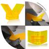COLOFULWAY 3" Boat Trailer Y Bow Stop, V Bow Stop fits 3" Bracket with 1/2" Shaft (Yellow) view 3