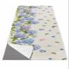 Country Floral Yoga Mat Towel with Corner Pockets for Hot Yoga Non Slip,Absorbent Yoga Blankets Soft Gym Sweat Working Out Fitness Pilates Towels 70"x26" Botanical Spring Summer Pastoral Leaves view 1