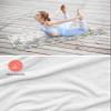 Country Floral Yoga Mat Towel with Corner Pockets for Hot Yoga Non Slip,Absorbent Yoga Blankets Soft Gym Sweat Working Out Fitness Pilates Towels 70"x26" Botanical Spring Summer Pastoral Leaves view 4
