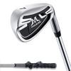 MAZEL 7 Iron Golf Club for Adult Men & Women- Upgraded Training Grip Golf Iron for Beginners,37 Inch (Silver Black) view 1