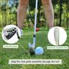 MAZEL 7 Iron Golf Club for Adult Men & Women- Upgraded Training Grip Golf Iron for Beginners,37 Inch (Silver Black) view 3