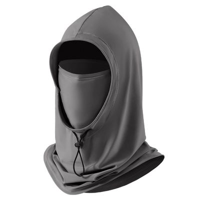 Balaclava Face Mask Sun UV Protection Summer Breathable Full Head Mask Ice Silk Neck Gaiter for Men Women Cycling Fishing Dark Grey