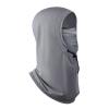 Balaclava Face Mask Sun UV Protection Summer Breathable Full Head Mask Ice Silk Neck Gaiter for Men Women Cycling Fishing Dark Grey view 4