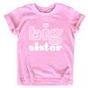 Big Sister Shirt Big Sister Announcement Toddler Shirts Girl Promoted Outfit Baby Girls Heart tee (US, Age, 12 Months, Pink) view 1