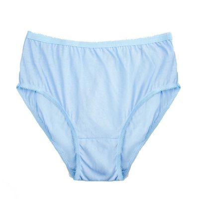 ALEPXS Safety Certification 10 Pack Super Soft Disposable Underwear for Women Postpartum, Cotton Maternity Hospital Knickers or Travel Panties(Color:Blue,Size:Medium)