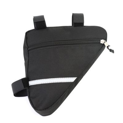 Bike Frame Waterproof Bike Top Tube Bag Bicycles Front Bag Bike Pouch Pack Large Capacity Cycling Phone Bag For Bicycles Cycling Frame Bags Bike Top Tube Bag Bike Triple-cornered Corner Bag Waterproof