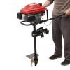 7.5 HP 200cc Outboard Motor, 4 Stroke Fishing Boat Engine Air-Cooled Gasoline Short Shaft, Heavy Duty Outboard Engine, CDI Ignition System, For Fishing Boat, Motorboat and Inflatable Boat, 3600 RPM view 1