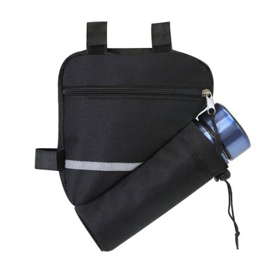 Bike Frame Waterproof Bike Top Tube Bag Bicycles Front Bag Bike Pouch Pack Large Capacity Cycling Phone Bag For Bicycles Cycling Frame Bags Bike Top Tube Bag Bike Triple-cornered Corner Bag Waterproof