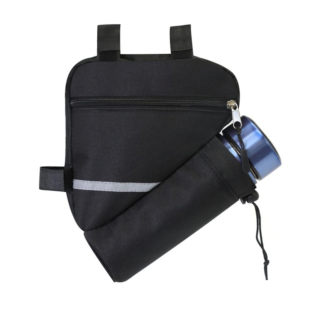 Bike Frame Waterproof Bike Top Tube Bag Bicycles Front Bag Bike Pouch Pack Large Capacity Cycling Phone Bag For Bicycles Cycling Frame Bags Bike Top Tube Bag Bike Triple-cornered Corner Bag Waterproof