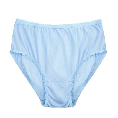 ALEPXS Safety Certification 10 Pack Super Soft Disposable Underwear for Women Postpartum, Cotton Maternity Hospital Knickers or Travel Panties(Color:Blue,Size:XXL-XXLarge)
