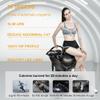 KJLYLPP Electric Abdominal Machine, Indoor Electric Horse Riding Machine, Buttocks Exercise Trainer with LCD Display, Aerobic Equipment (Black) view 3