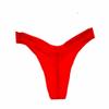 GAOGAO Seamless Free Breathing Male Smooth Ice Silk G-Strings & Thongs Underwear Men Brief (US, Alpha, Large, Regular, Regular, red) view 1